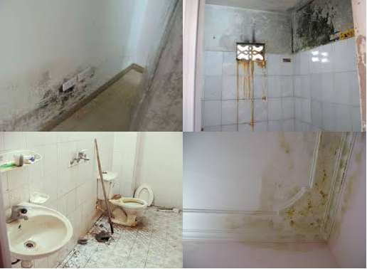 Hình ảnh nguyên nhân gây thấm nhà vệ sinh 